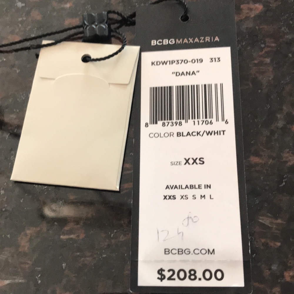 🎯NWOT BCBGMaxAzria Dana Stripe Open Back Halter Top - Picture 13 of 13